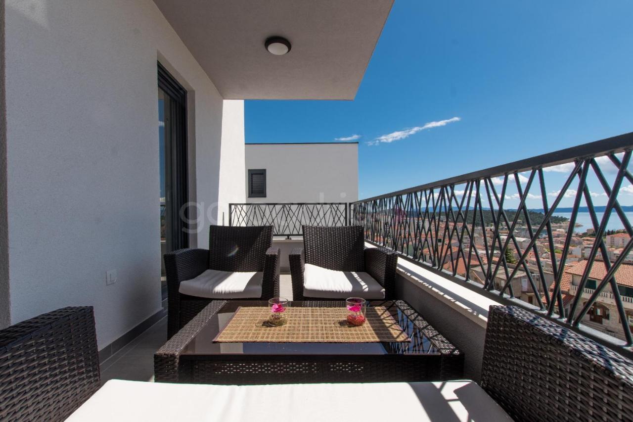 Sea View Apartment Leana Макарска Экстерьер фото